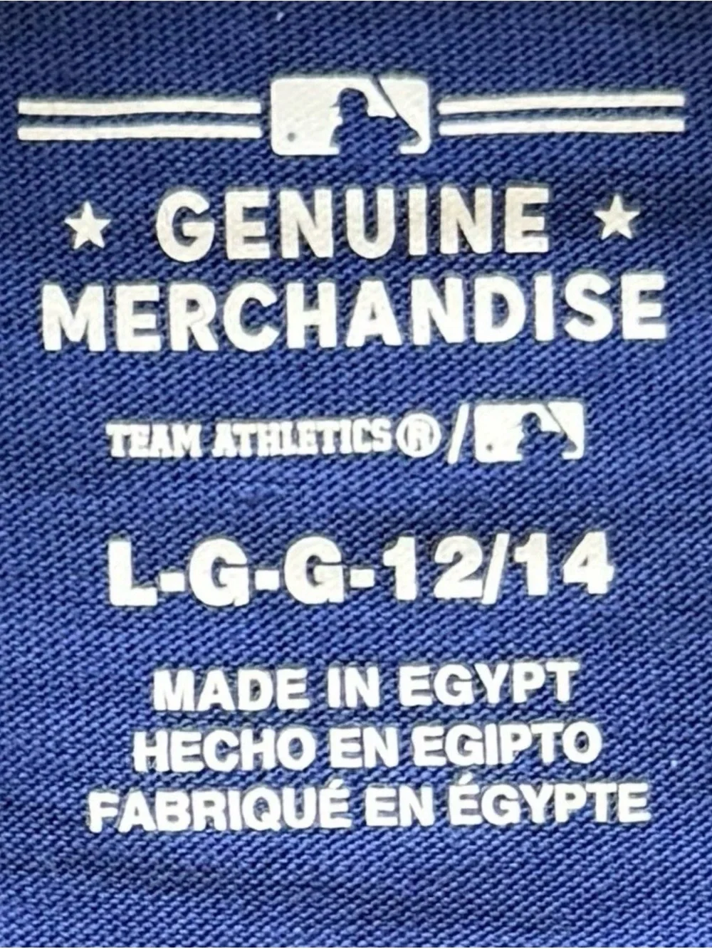 Genuine Merchandise Los Angeles Dodgers MLB Baseball Blue Short Sleeve Tee - NWT